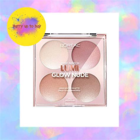 L Oreal Paris Glow Nude Highlighter Palette Sculpted Glow