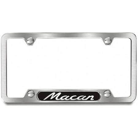 Amazon Genuine Oem Porsche Stainless Steel Nameplate License Frame