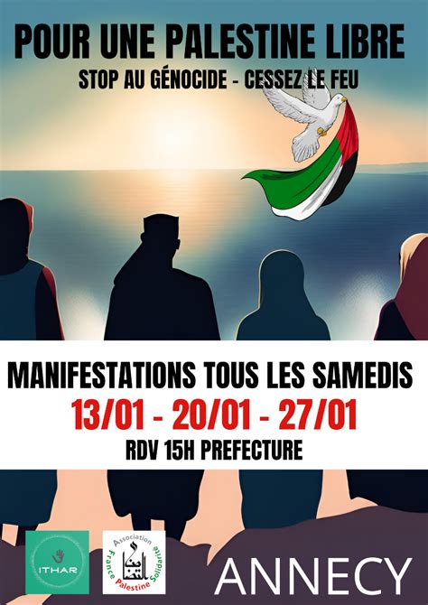 Manifestation Halte Au Massacre Gaza La France Doit Demander Un