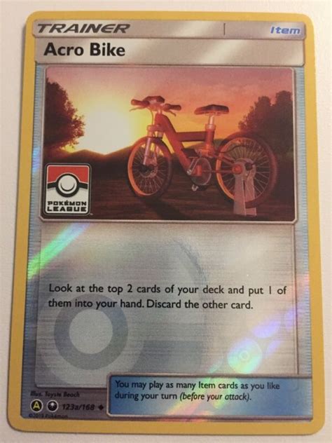 Acro Bike Celestial Storm 123 Pokemon Card