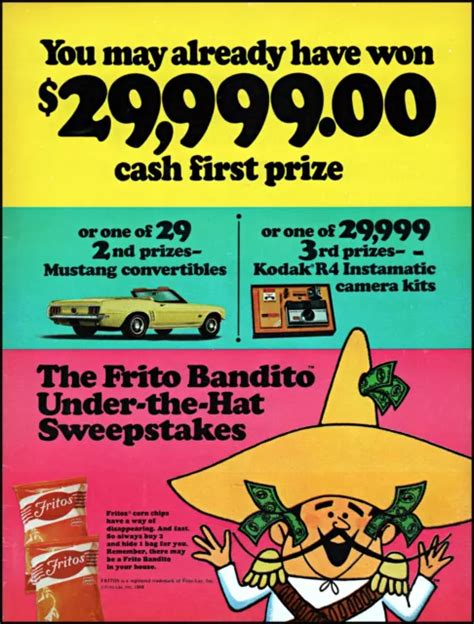 Showbiz Imagery And Forgotten History, The Frito Bandito, 59% OFF