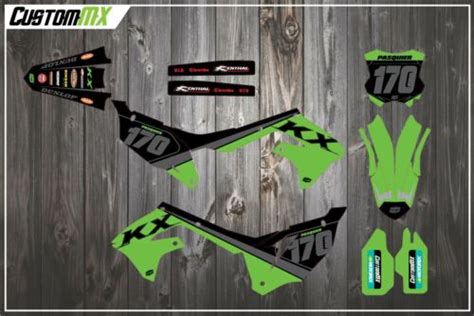 Custommx Graphics Kit Fits Kawasaki Kx Kxf Models