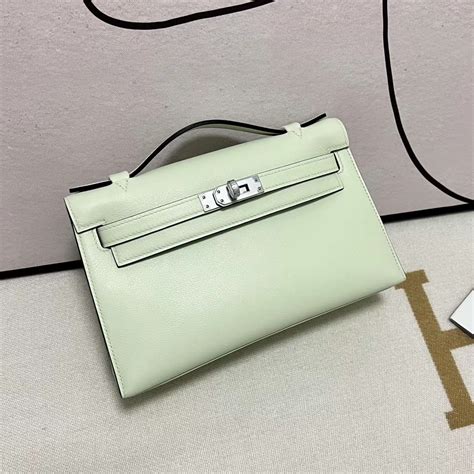 Indonesia Hermes Mini Kelly Pochette Swift S Vert Fizz Qatar