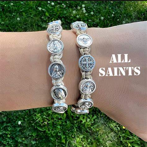 All Saints Catholic Bracelet Decade Bracelet Catholic T Holy