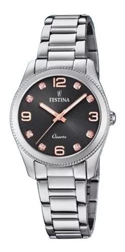 Reloj Festina F Cristales Acero Dama Agente Oficial