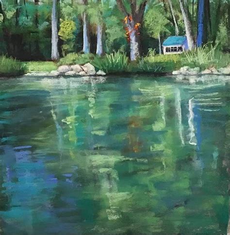 Pin By Soulscape On Ponds Pond Painting Art