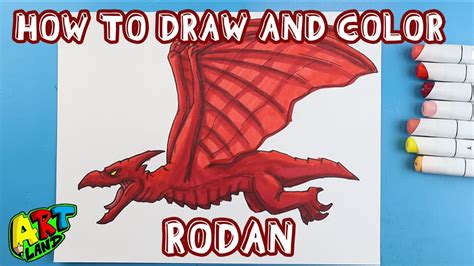 How to Draw and Color RODAN - YouTube