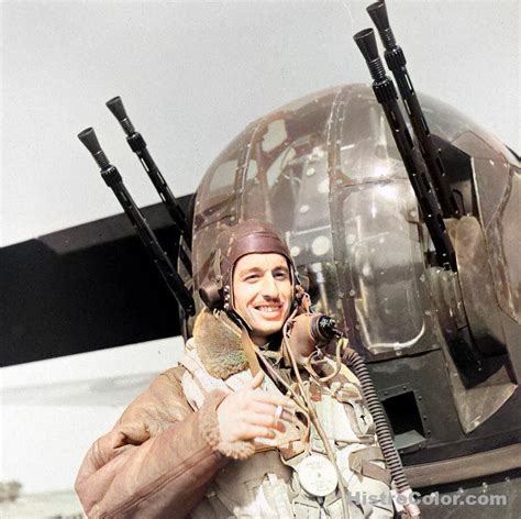 Avro Lancaster Tail Gunner – Colorized Historical Pictures