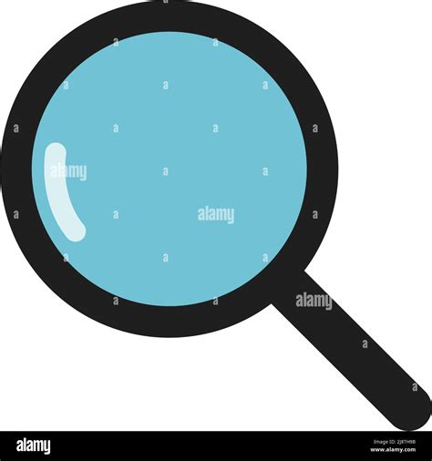 Flat Design Magnifying Glass Editable Vector Stock Vector Image And Art