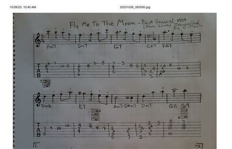 Fly Me To The Moon In Other Words Arr Christopher J Malin Sheet