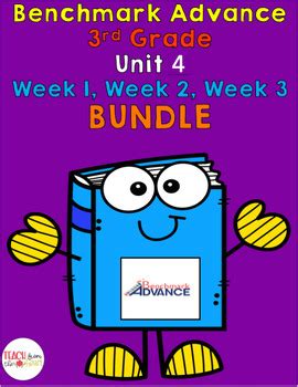 Benchmark Advance Rd Grade Unit Bundle Weeks Tpt