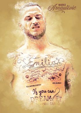 Marko Arnautovic Tattoo Poster By Alternative Poster Displate