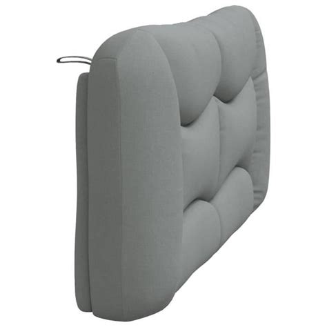 SALALIS Coussin de tête de lit gris clair 160 cm tissu Cdiscount Maison