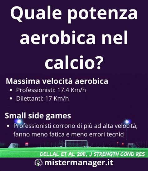 Quale Potenza Aerobica Nel Calcio Calcio Preparazione Atletica