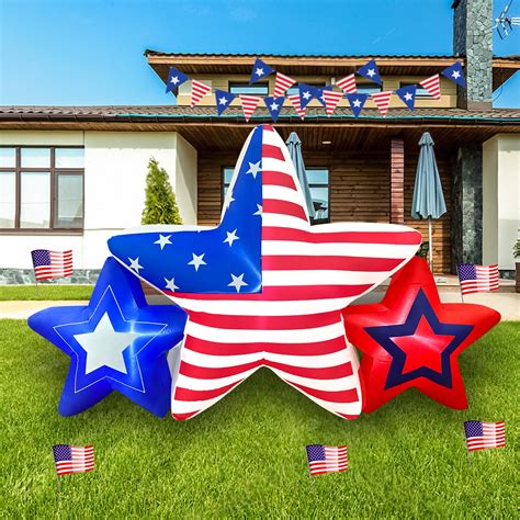 Joyease 7 Ft 4th Of July Inflatables Outdoor Decorations