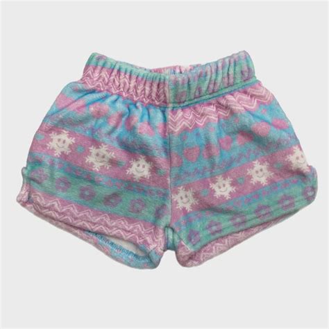 Fair Isle Plush Shorts