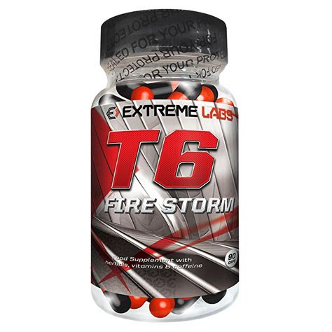 Extreme Labs T6 Storm Ephedrine Free Fat Burner 90 Capsules Ebay