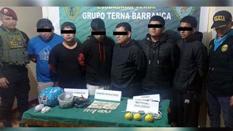 Barranca Policía Nacional Desarticula Banda De Extorsionadores Noticias Ministerio Del