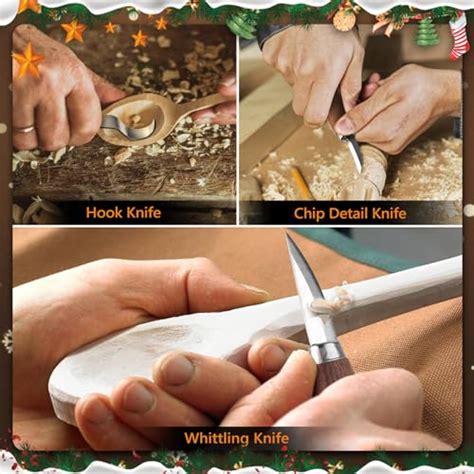 Snapklik Wood Whittling Kit 18PCS Comfort Bird DIY Wood Carving