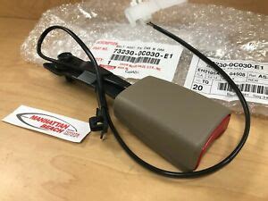 Tundra Front Driver Seat Belt Buckle C E Tan Ebay