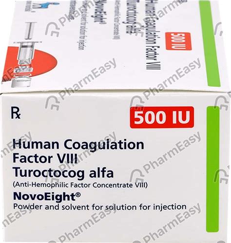 Buy Novoeight 500 Iu Powder For Injection 1 Online At Flat 15 Off Pharmeasy