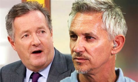 Itv Good Morning Britain Piers Morgan Takes Swipe At Gary Lineker