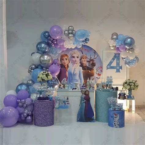 Globos de fiesta con temática de Frozen de Disney para niños Kit de