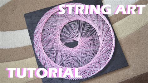 Spiral String Art Tutorial Diy Timelapse Youtube