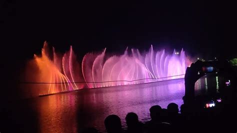 Nagpur Futala Lake Fountain Show Nagpur Fountain Youtube