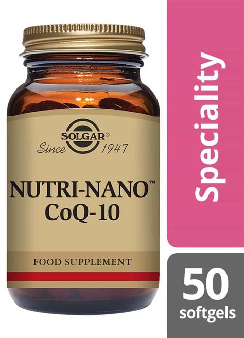 Nutri Nano Coq 10 31x Softgels Solgar 50 Guava Health Glasgows