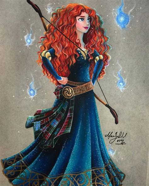 Merida Disney Princess Drawings By Max Stephen Disney Cartoons Disney Pixar Anime Disney