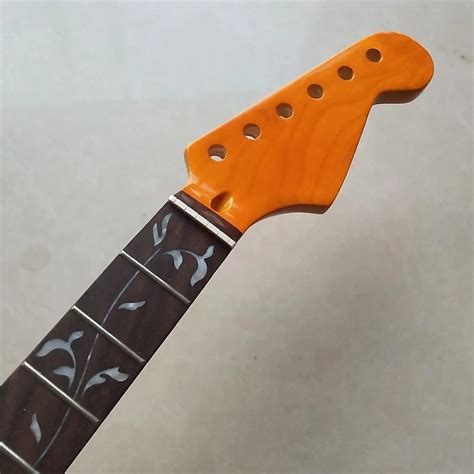 Glossy Finish Stratocaster Strat Style Guitar Neck And Reverb