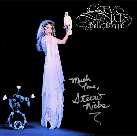 Stevie Nicks signed Bella Donna album