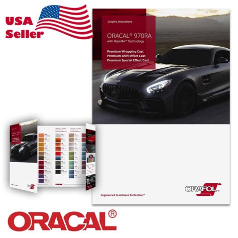 Oracal Orafol 970RA Rapidair Booklet Swatch Book Color Chart Guide