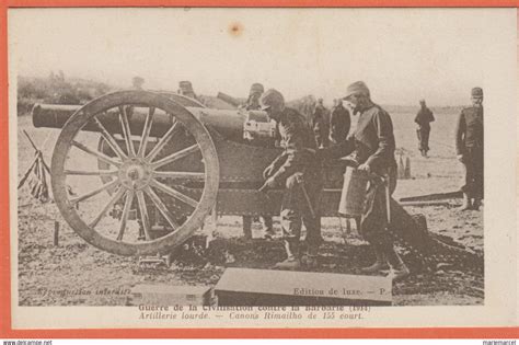 Manoeuvres MILITARIA ARTILLERIE LOURDE CANONS RIMAILHO DE 155