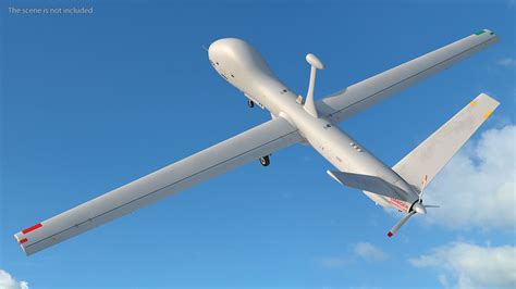 Elbit Hermes Uav Rigged For Maya D Model Ma Free D