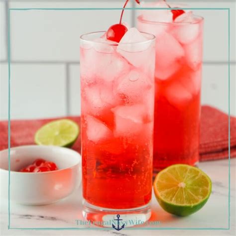 Shirley Temple Mocktail Recipe The Frugal Navy Wife