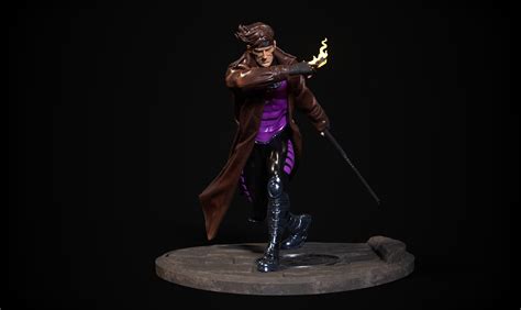 Gambit fan art - ZBrushCentral