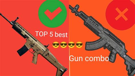 Top Best Gun Combo In New State Youtube