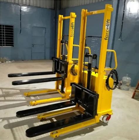 Ac Dc Semi Electric Hydraulic Stacker For Industrial Lifting Capacity