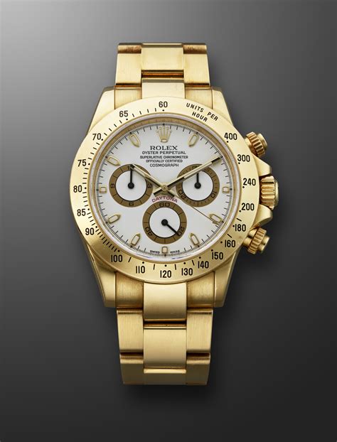 ROLEX, YELLOW GOLD CHRONOGRAPH 'DAYTONA', REF. 116528, | Christie’s