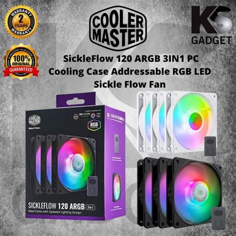 Cooler Master Sickleflow Argb In Pc Cooling Case Addressable Rgb