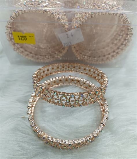 Round Plain Golden Imitation Artificial Bangle At Rs 120 Pair In Mumbai