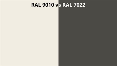 Ral 9010 Vs 7022 Ral Colour Chart Uk