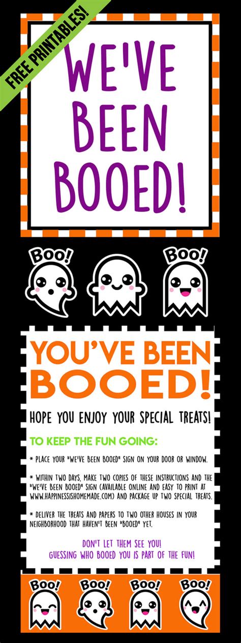 Youve Been Booed Free Halloween Printables Happiness Is Homemade