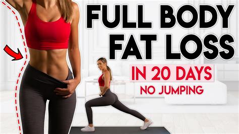 Full Body Fat Loss In Days No Jumping Min Home Workout Youtube