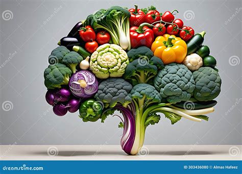 Harmony Of Harvest Vegetables Intricately Arranged To Form A Human