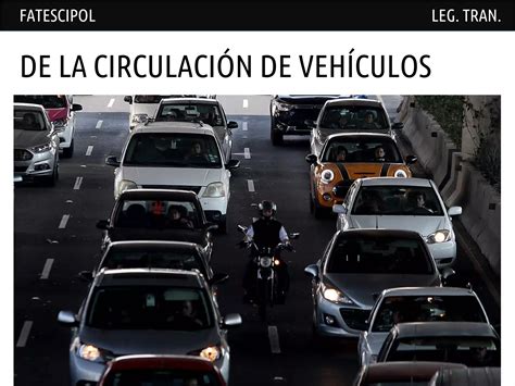 Tema Normas De Circulacion De Vehiculos Pdf