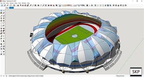 Sketchup Sport Stadium 109 3d Model