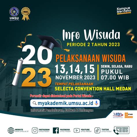 Jadwal Pelaksanaan Wisuda Periode Tahun Biro Administrasi